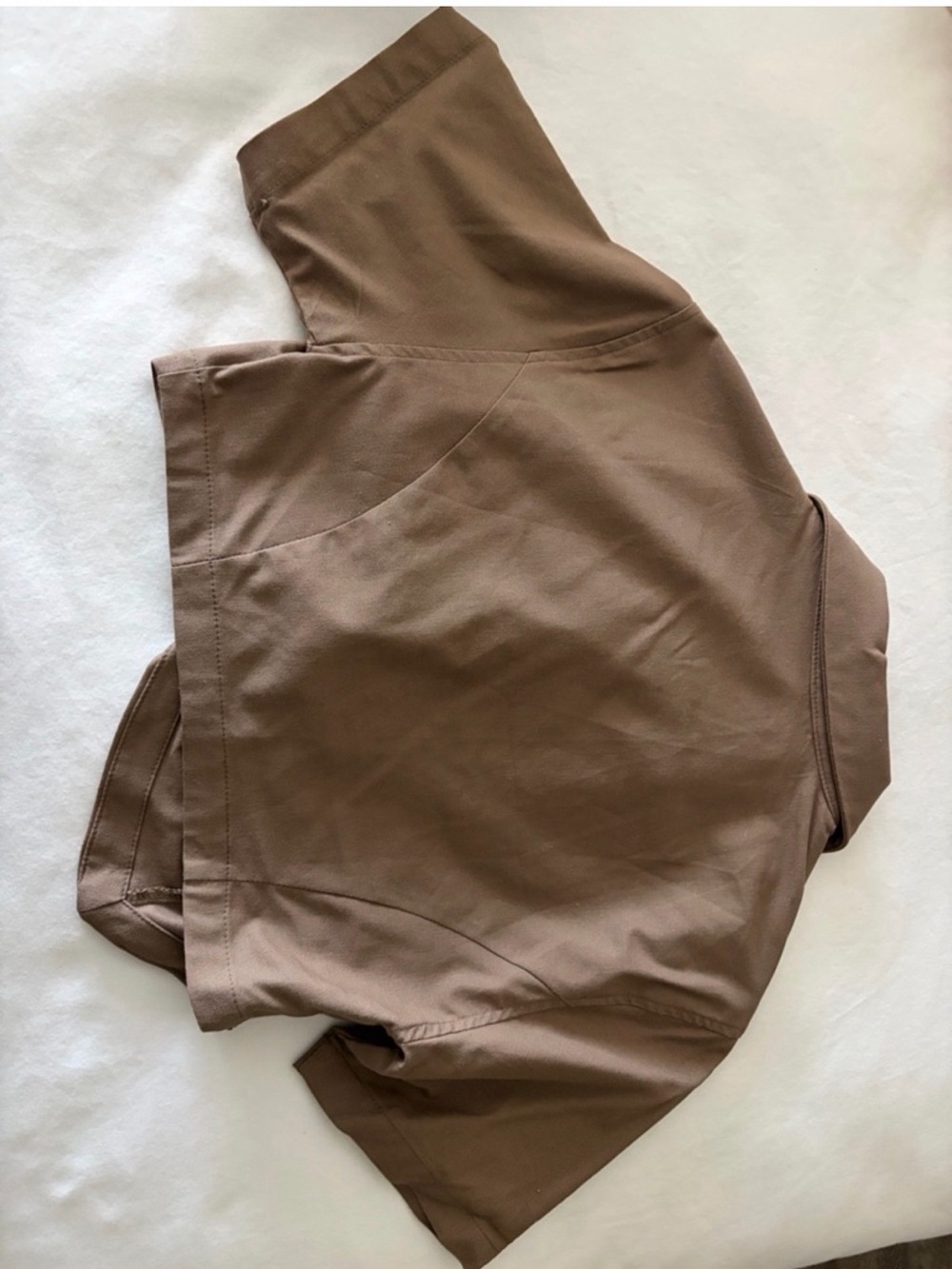 SHEIN set. Taupe High-Waist Pencil Midi Skirt and matching top - Picture 8 of 11